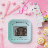 Fur Baby Survivor Celebration Art Papieren Bordje (Feest)