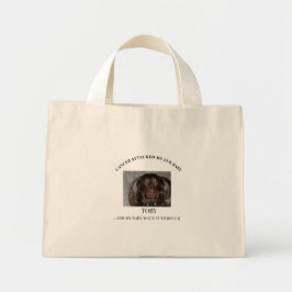 Fur Baby Survivor Strength Graphic Mini Tote Bag