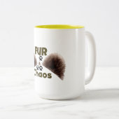 Fur & Chaos Grappige Huisdierliefhebber Mok (Voorkant rechts)