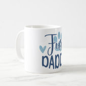 Fur Daddy Grappig Vaderdag Gift Koffiemok (Voorkant links)
