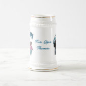 Für den stolzen Opa Motiv Opa mit Enkelin Bierkrug Bierpul (Center)