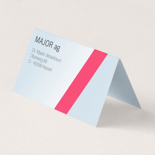 Für diskrete Nachrichten Visitekaartje (Achterkant)