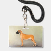 Für Doggen Aussteller Badge (Voorzijde met lanyard)
