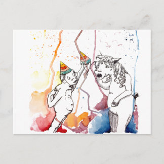 Für Einhörner und Einhorn Fans Briefkaart