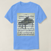 Fur Elise Beethoven Piano Sheet Music Kijk T-shirt (Design voorkant)