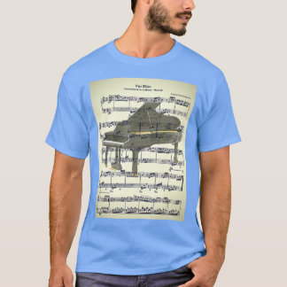 Fur Elise Beethoven Piano Sheet Music  Kijk T-shirt