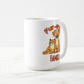 Fur‑ever Family – Funny Cat and Dog Lover Koffiemok (Voorkant rechts)