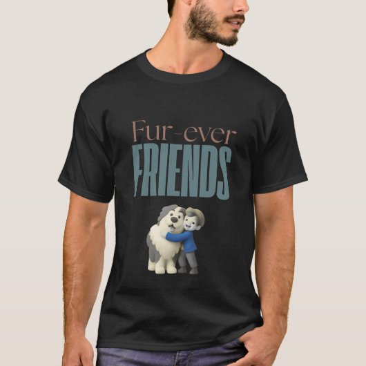 Fur‑ever Friends Heren T-shirt (Voorkant)