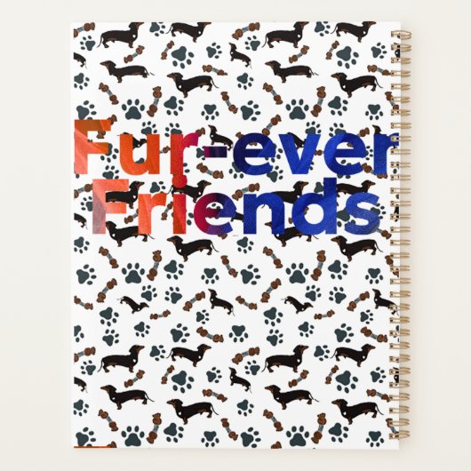 Fur-Ever Friends  Planner (Achterkant)