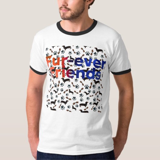Fur-Ever Friends  T-shirt (Voorkant)