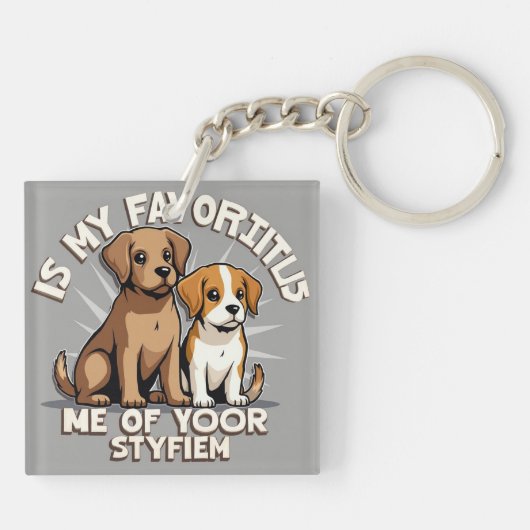 Fur-Ever Home Sleutelhanger (Achterkant)