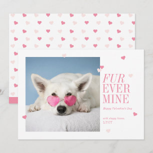 Fur Ever Mine Pet Valentijnse Hart Fotokaart Kaart