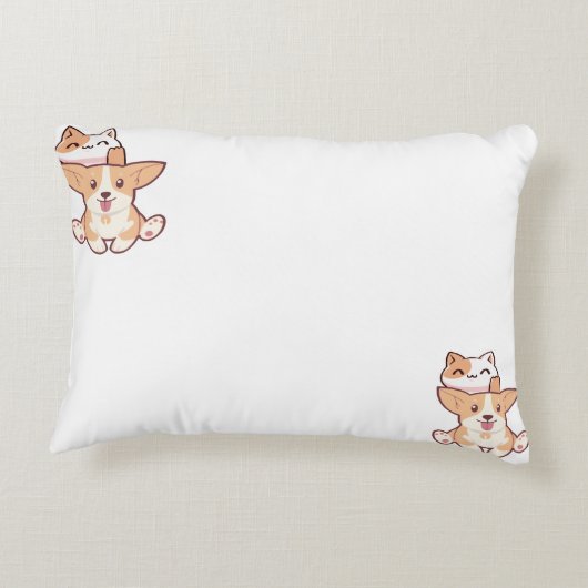 Fur-Ever Vrienden Accent Kussen (Achterkant)