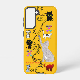 Fur-ever Yours Cat Samsung Galaxy Case Hoesje