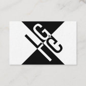 Für Herren mit Anspruch und Schwarzen Ideen Visitekaartje (Achterkant)