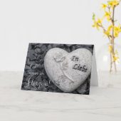 Für immer im Herzen - in Liebe! Kaart (Gele Bloem)