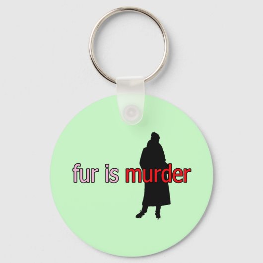 Fur is Murder Sleutelhanger (Voorkant)