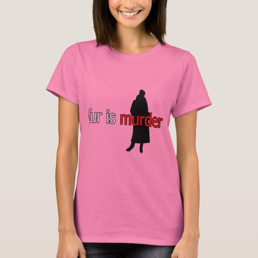 Fur is Murder T-shirt (Voorkant)