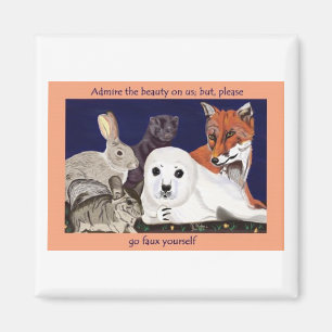 Fur is voor wonder, geen Draag magneet