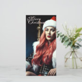 Fur & Leather Diva – Prettig Kerstfeest (Staand voorkant)