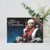 Fur & Leather Diva – Prettig kerstfeest (Staand voorkant)