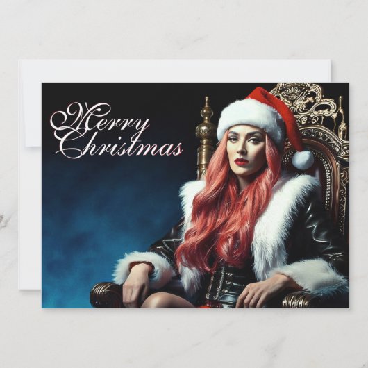Fur & Leather Diva – Prettig kerstfeest (Voorkant)