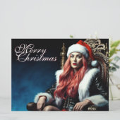 Fur & Leather Diva – Prettig Kerstfeest (Staand voorkant)