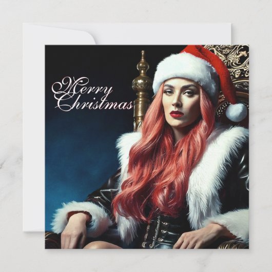 Fur & Leather Diva – Prettig kerstfeest (Voorkant)