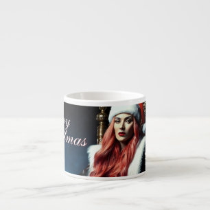 Fur & Leather Diva – Prettig kerstfeest Espresso Kop