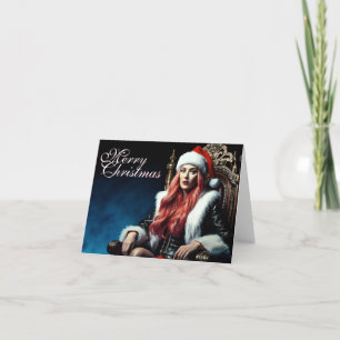 Fur & Leather Diva – Prettig kerstfeest Kaart