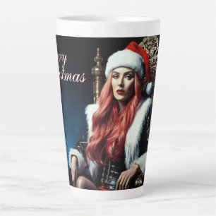 Fur & Leather Diva – Prettig Kerstfeest Latte Mok
