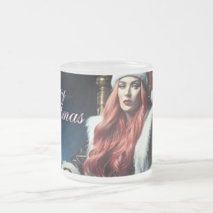 Fur & Leather Diva – Prettig Kerstfeest Matglas Koffiemok