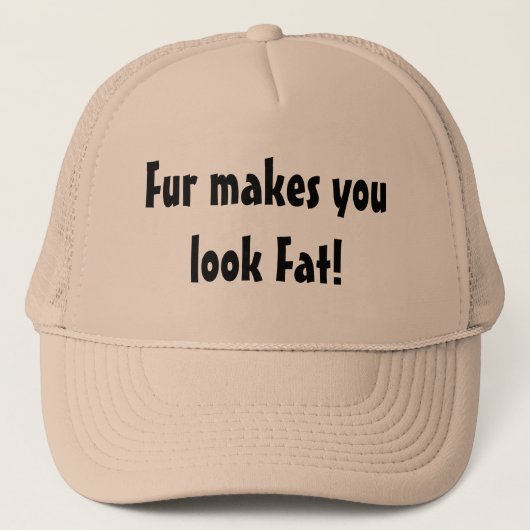Fur maakt dat je op zoek bent naar een dierenactiv trucker pet (Voorkant)
