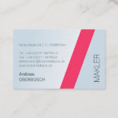 Für Makler & Immobilien Experten Visitekaartje (Achterkant)