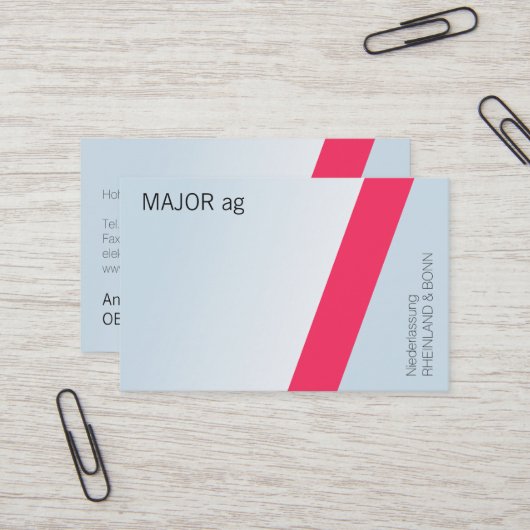 Für Makler & Immobilien Experten Visitekaartje (Voorkant / Achterkant in situ)