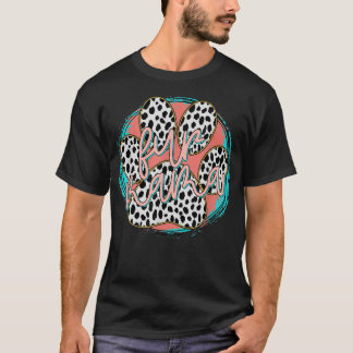 Fur Mam Leopard Hondenliefhebber Cute Funny Zwange T-shirt
