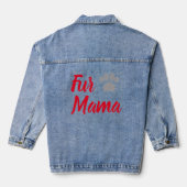Fur Mama Denim Jacket (Achterkant)