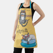 Fur Mama Funny Whimsical Cats Personated Name Schort (Insitu)