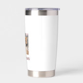 Fur Mama Love – Cute Dog Photo Water Bottle Geïsoleerde Drinkbeker (Links)