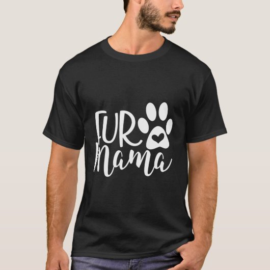 Fur Mama T-shirt (Voorkant)