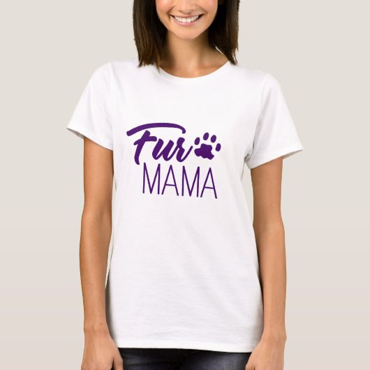 Fur Mama T-shirt (Voorkant)