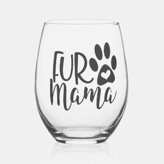 Fur Mama Wijnglas Zonder Voet