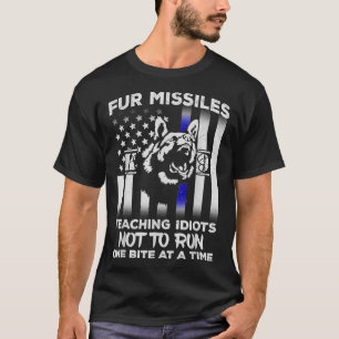 Fur Missiles leert isotopen om geen K9-politie te  T-shirt
