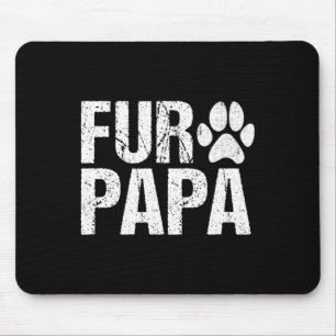 Fur Papa Shirt Pet Lover Dog Dad Fathers Day Muismat