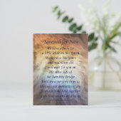 Fur Rainbow Brug Huisdierrouw Condoleance Kaarten (Staand voorkant)