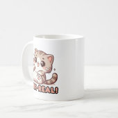 Fur-Real Kawaii Kitten Koffiemok (Voorkant links)