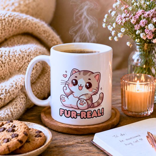 Fur-Real Kawaii Kitten Koffiemok