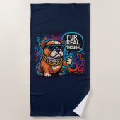 Fur Real Though Strandlaken (Voorkant)