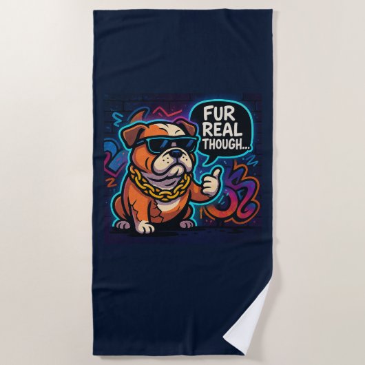 Fur Real Though Strandlaken (Voorkant)