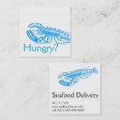 Für Restaurants Vierkante Visitekaartje (Voorkant / Achterkant)